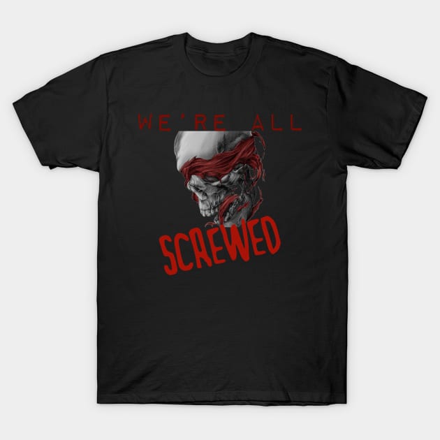 Skull T-Shirt by screwedingeneral